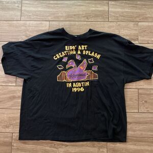 Vintage 90’s Austin Texas Kids Art Splash 3XL Shirt Single Stitch
